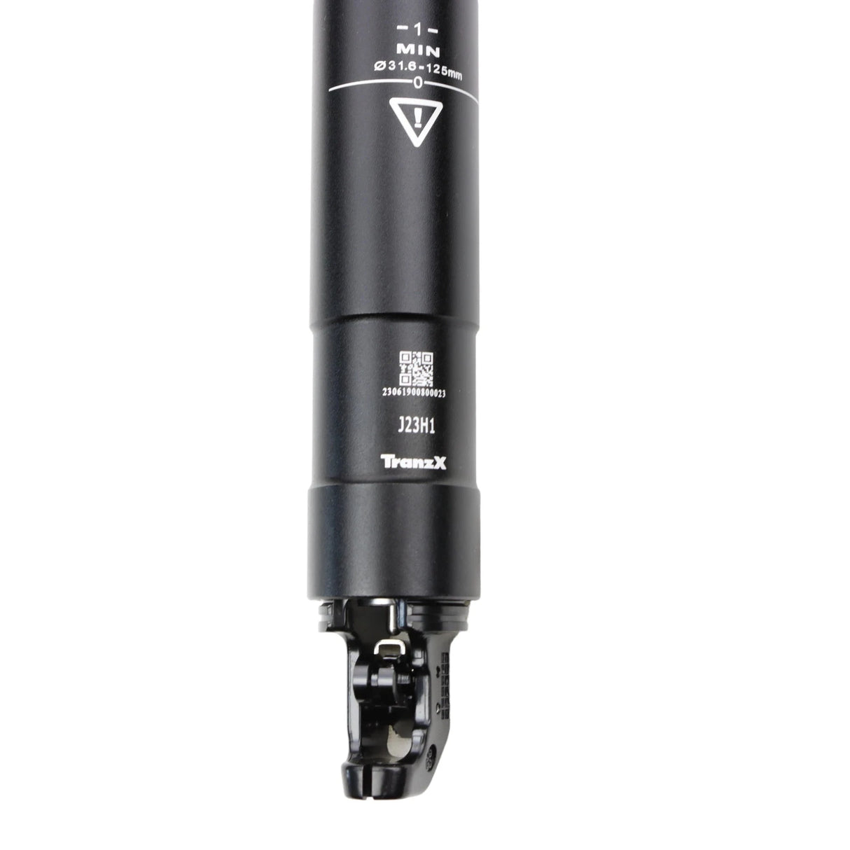 Tijă de șa TRANZX Vario, cursă 31,6 mm, 125 mm, inclusiv telecomandă