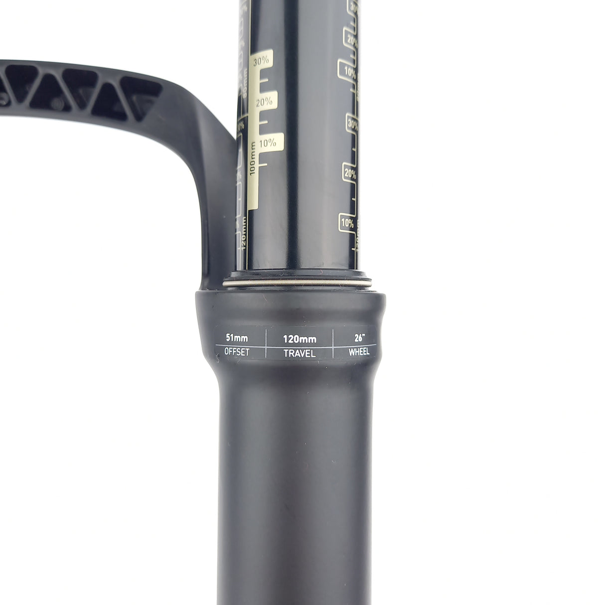 Furcă cu suspensie RockShox BLUTO RL 120 mm 26 inch pentru fatbike, ax 15x150 mm