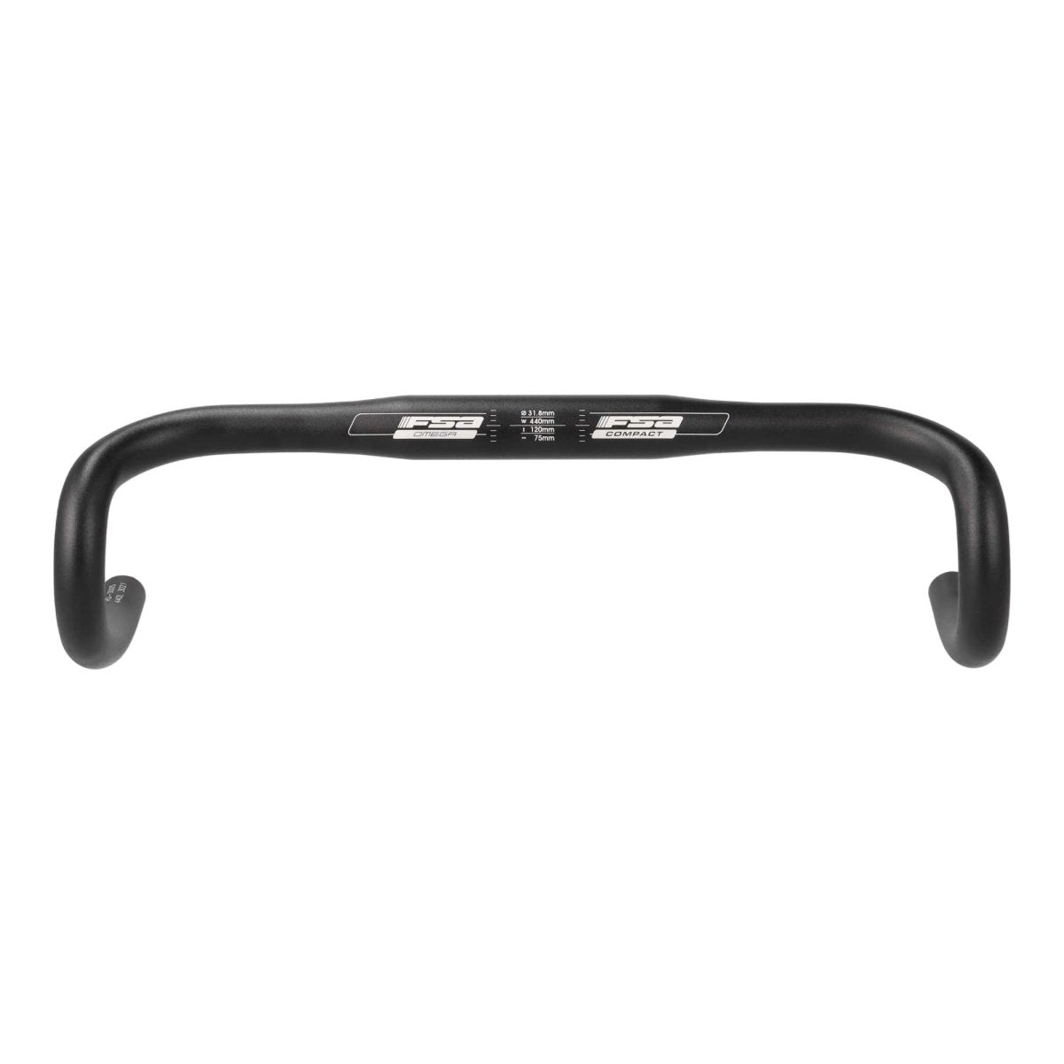 FSA Omega Compact Rennradlenker 440 mm | Alu | 31,8 mm Klemmung | ergonomisch & leicht - RAAAD.de