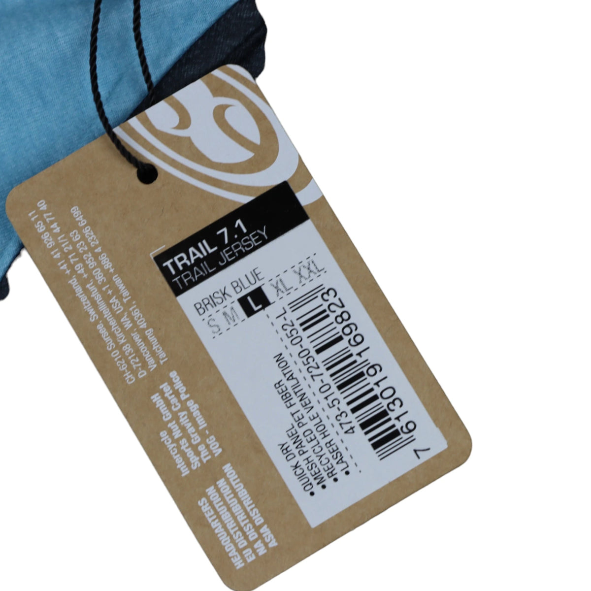 IXS Bikeshirt Trail 7.1 Jersey kurzarm Männer blau - RAAAD.de