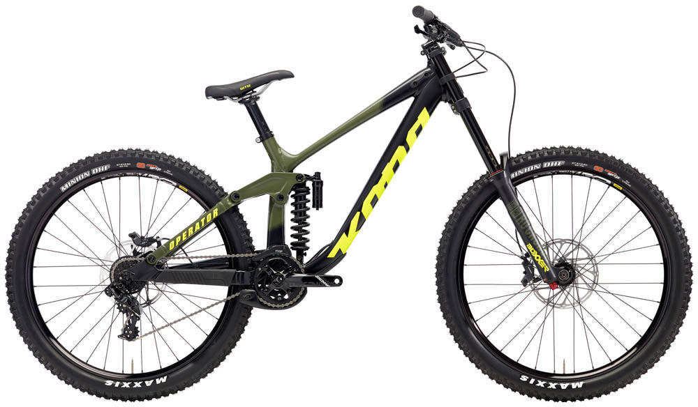 Kona Operator DL Rahmen 27,5" olive | MTB Downhill DH | Aluminium | Modell 2018 | Größe XL - RAAAD.de