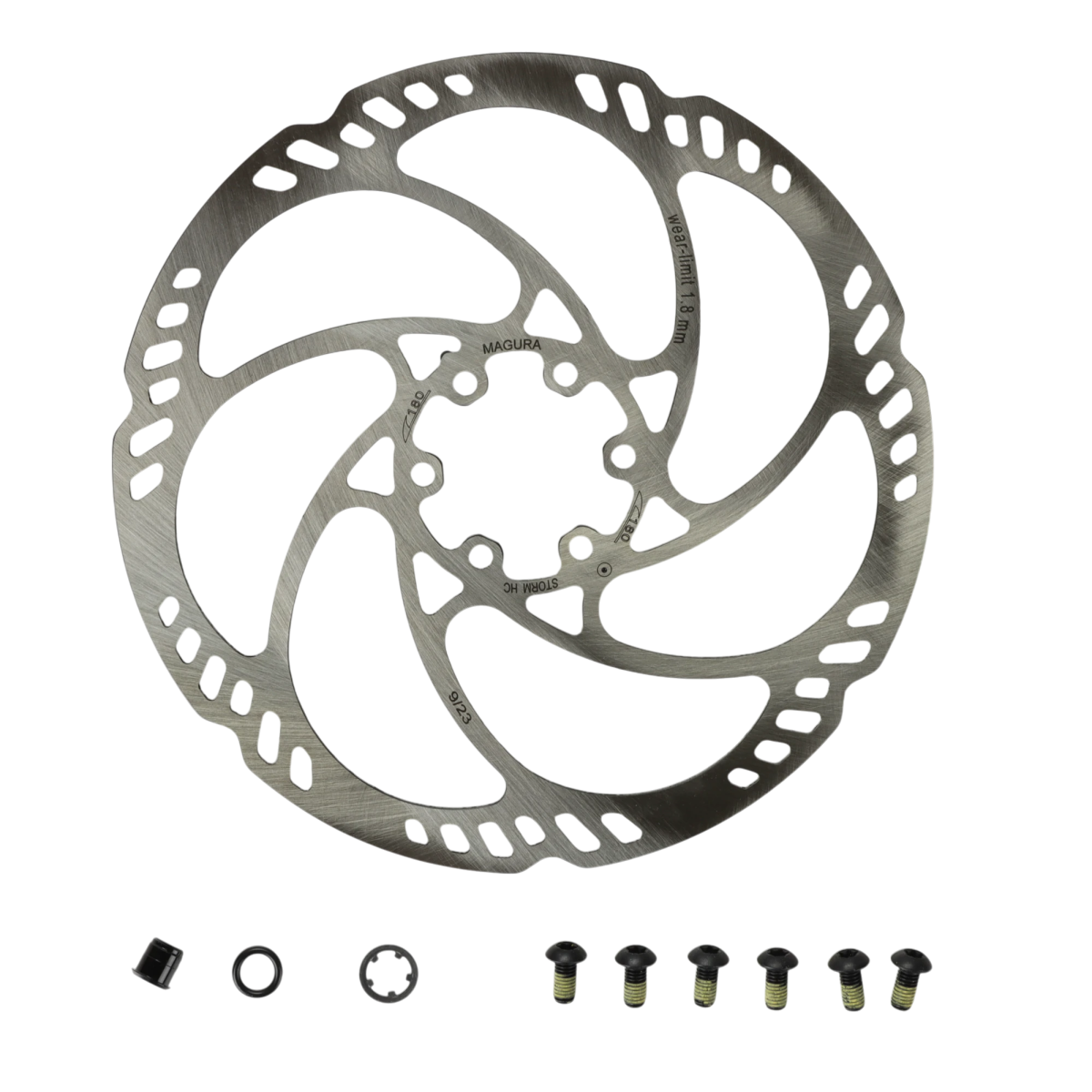 Magura Bremsscheibe Storm HC 180 mm mit Sensormagnet (6 - Loch) - RAAAD.de