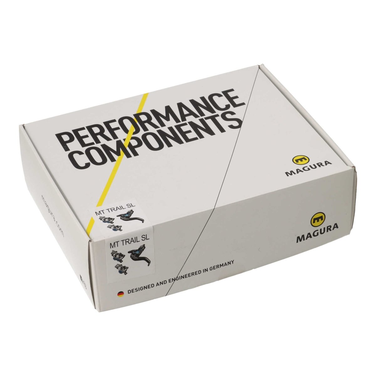 Magura MT Trail SL Carbon Scheibenbremsen - Set | vorne & hinten | 1 - Finger HC Hebel | schwarz/blau | inkl. Beläge - RAAAD.de