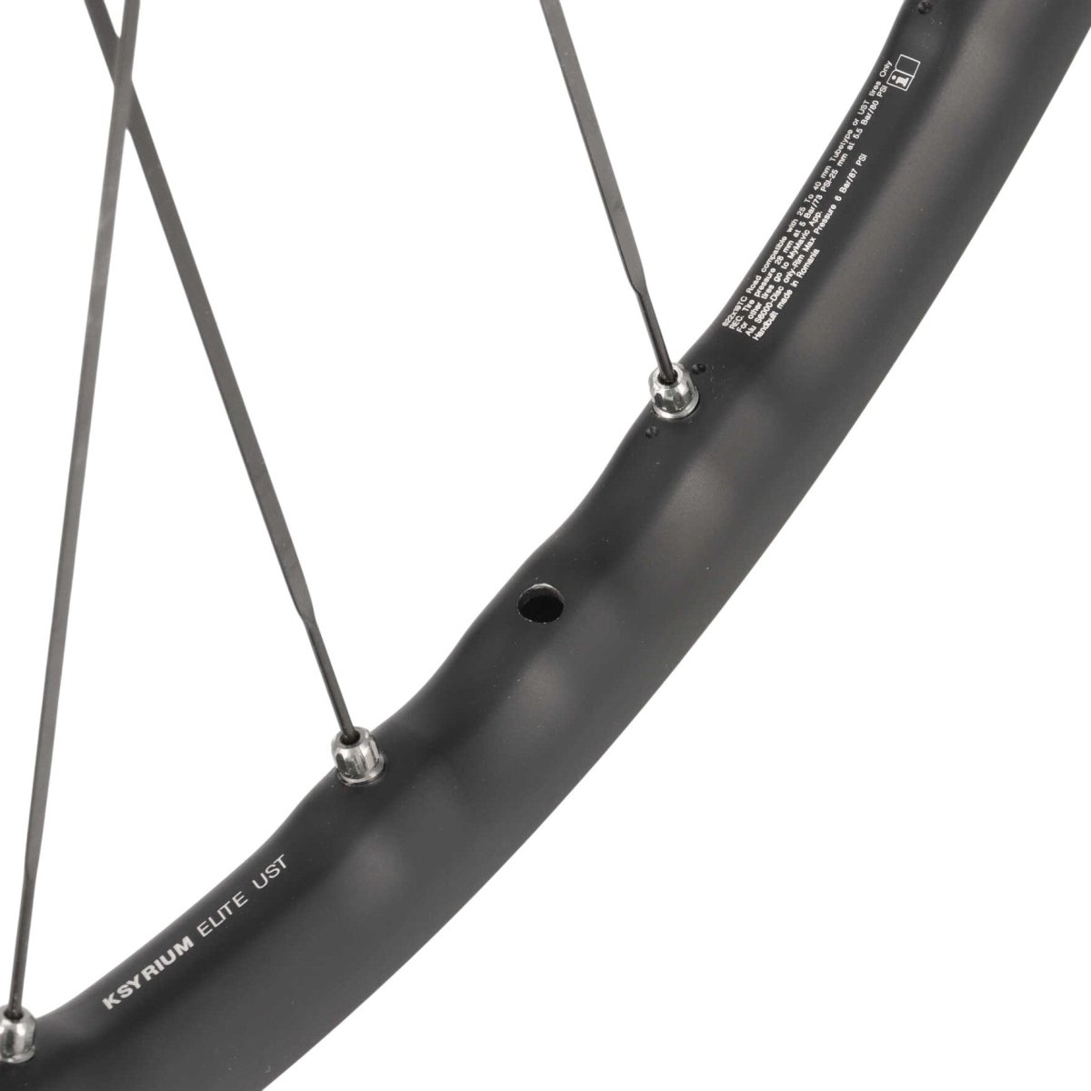 Mavic Ksyrium Elite UST Laufradsatz 28" | Steckachse 12x100 / 12x142 mm | Centerlock | Shimano HG | schwarz matt (B - Ware) - RAAAD.de