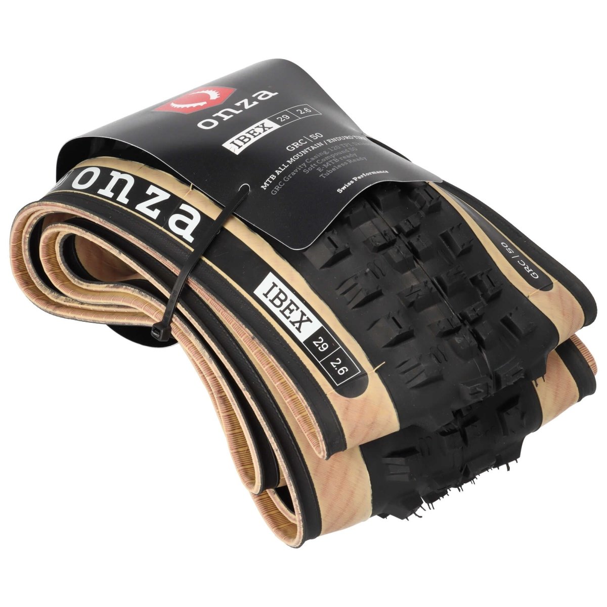 Onza Ibex 29 x 2,60" GRC 120TPI Soft Compound 50 Tubless Ready Faltreifen Skinwall - RAAAD.de