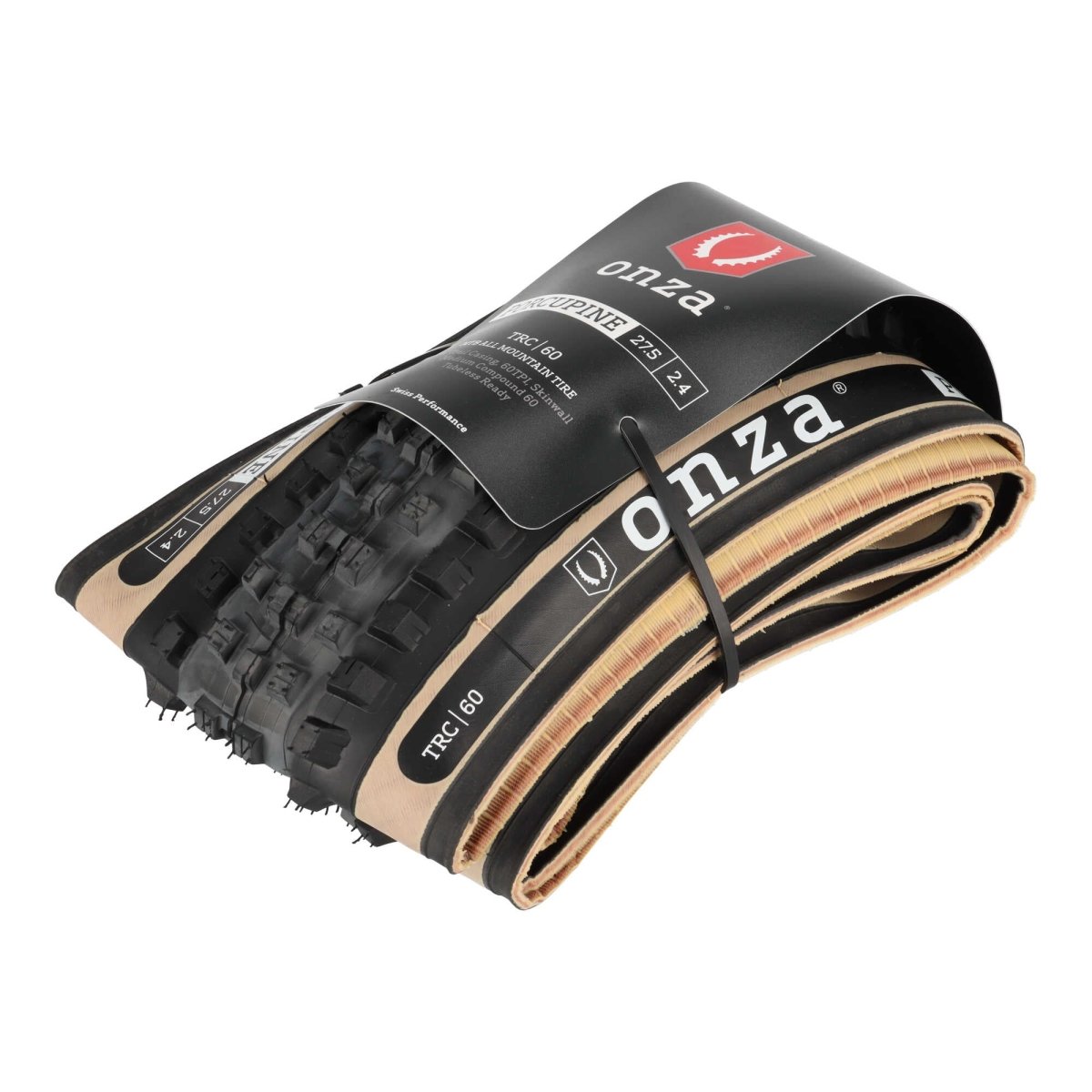 ONZA Porcupine 27,5 x 2,4" MTB Reifen | TRC 60 TPI | Tubeless Ready | Skinwall - RAAAD.de