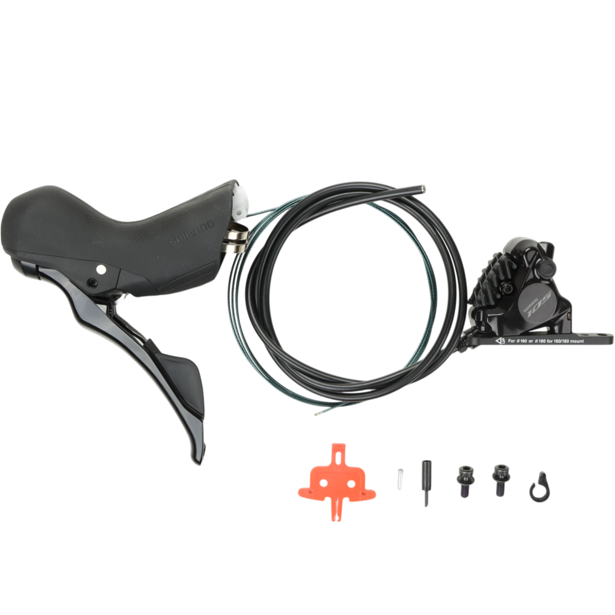 Shimano 105 Schalthebel mit Scheibenbremse ST - R7120 / BR - R7170 links vorne (2x12 - fach) - RAAAD.de