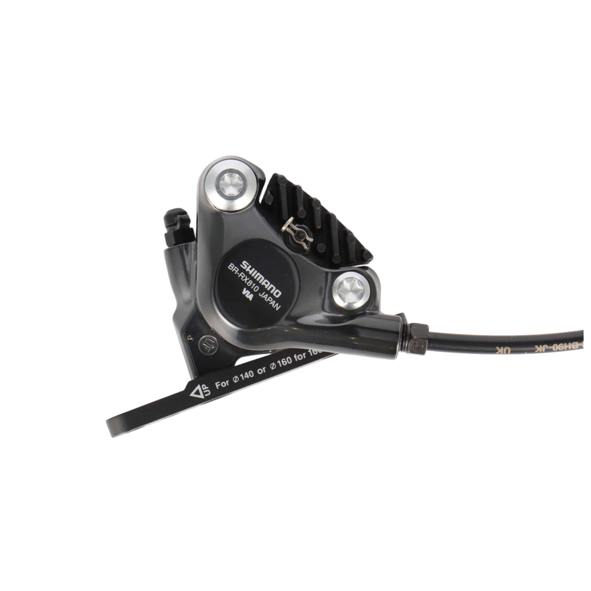 Shimano GRX ST - RX810 Schalthebel BR - RX810 Scheibenbremse Flatmount rechts hinten (11 - fach) mit Adapter - RAAAD.de