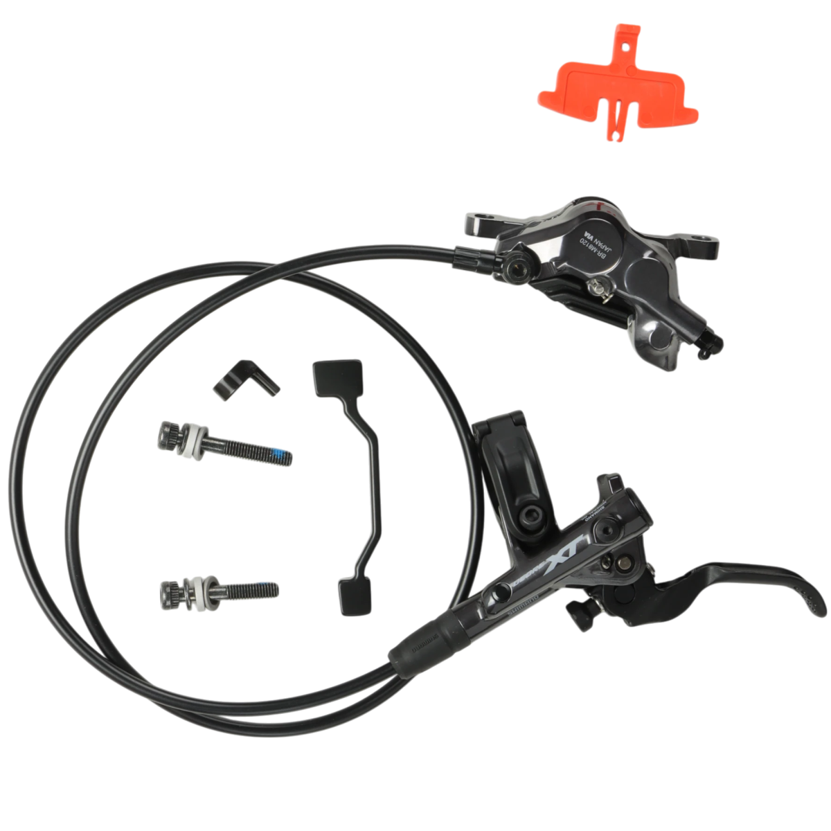 Shimano XT BR - M8120 Scheibenbremse 4 - Kolben vorne (850 mm Leitung) - RAAAD.de