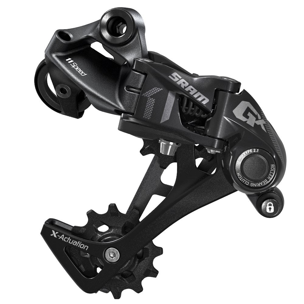 SRAM GX1 Schaltwerk 1x11 - fach Typ 2.1 Long Cage Schwarz X - Actuation - RAAAD.de