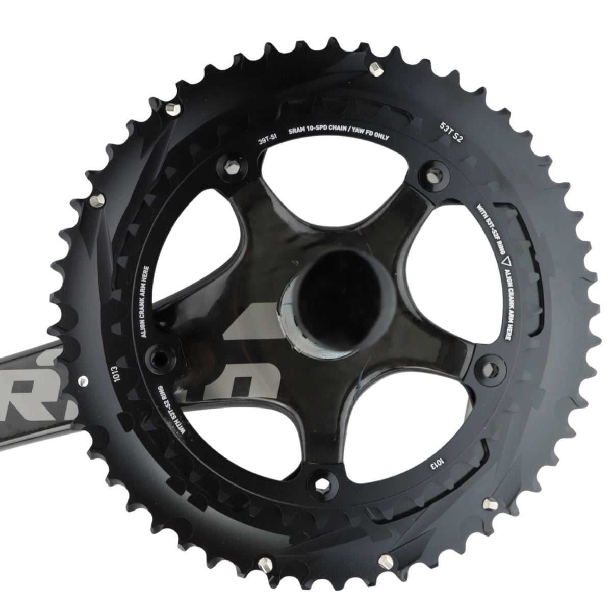 SRAM Red GXP Carbon Kurbel 165 mm 39/53T (2x10-fach) - RAAAD.de