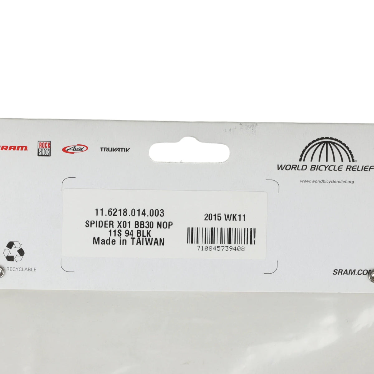 SRAM Spider X01 BB30 94 mm BCD schwarz (11 - fach) - RAAAD.de