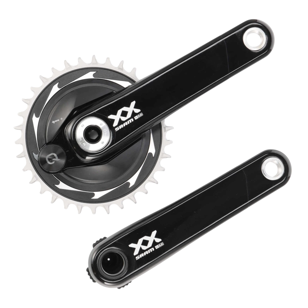 SRAM XX SL Eagle Transmission Powermeter Kurbel | DUB | 165 mm Kurbelarme | 34T Kettenblatt - RAAAD.de
