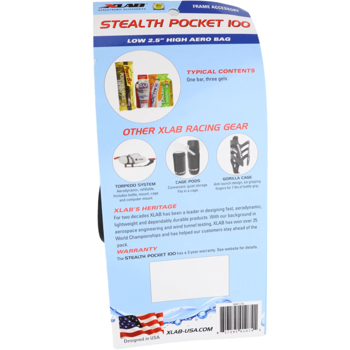 XLAB Stealth Pocket 100 Fahrradtasche Oberrohrtasche - RAAAD.de