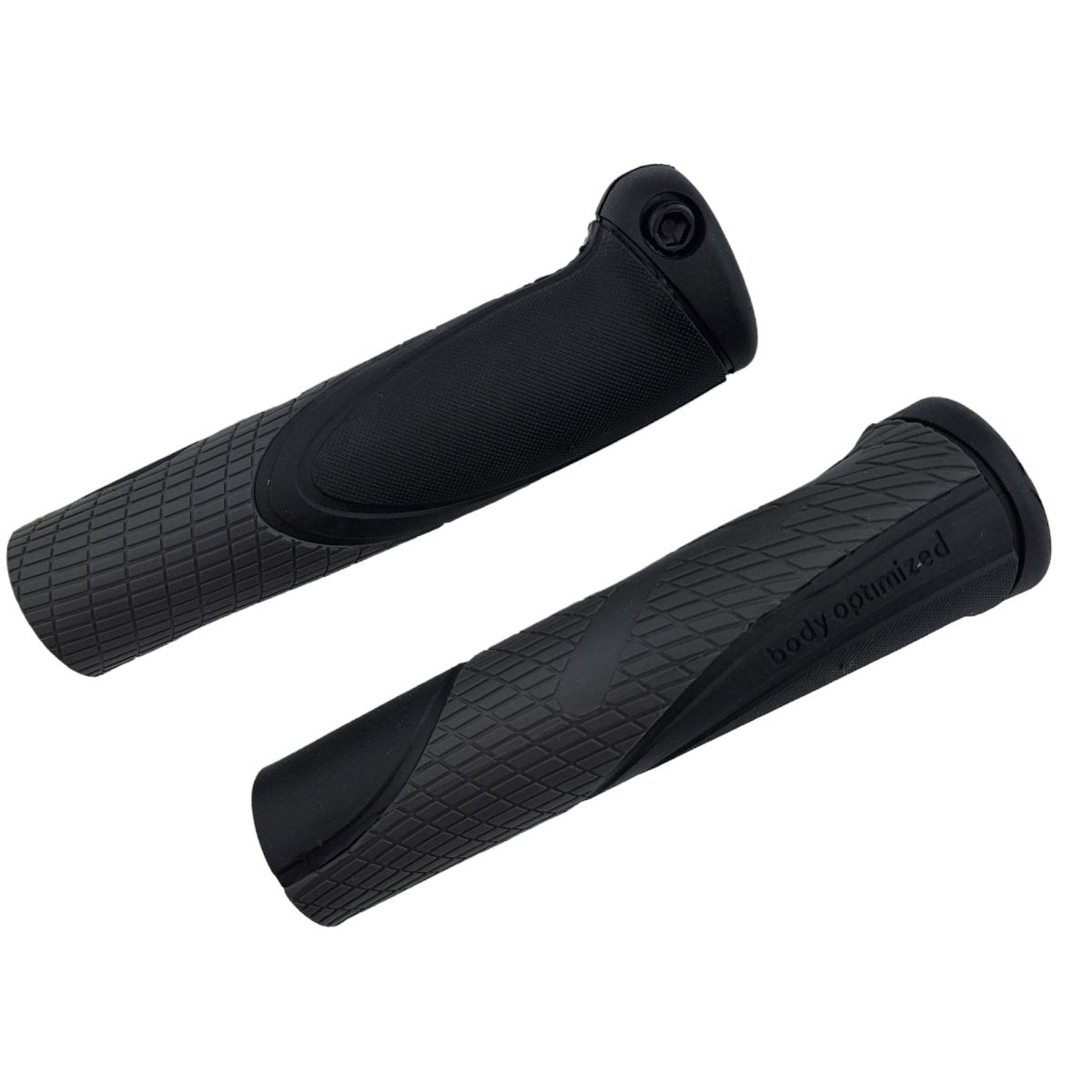 XLC Mountainbike Griffe Ergonomisch Lock-on schwarz grau - RAAAD.de