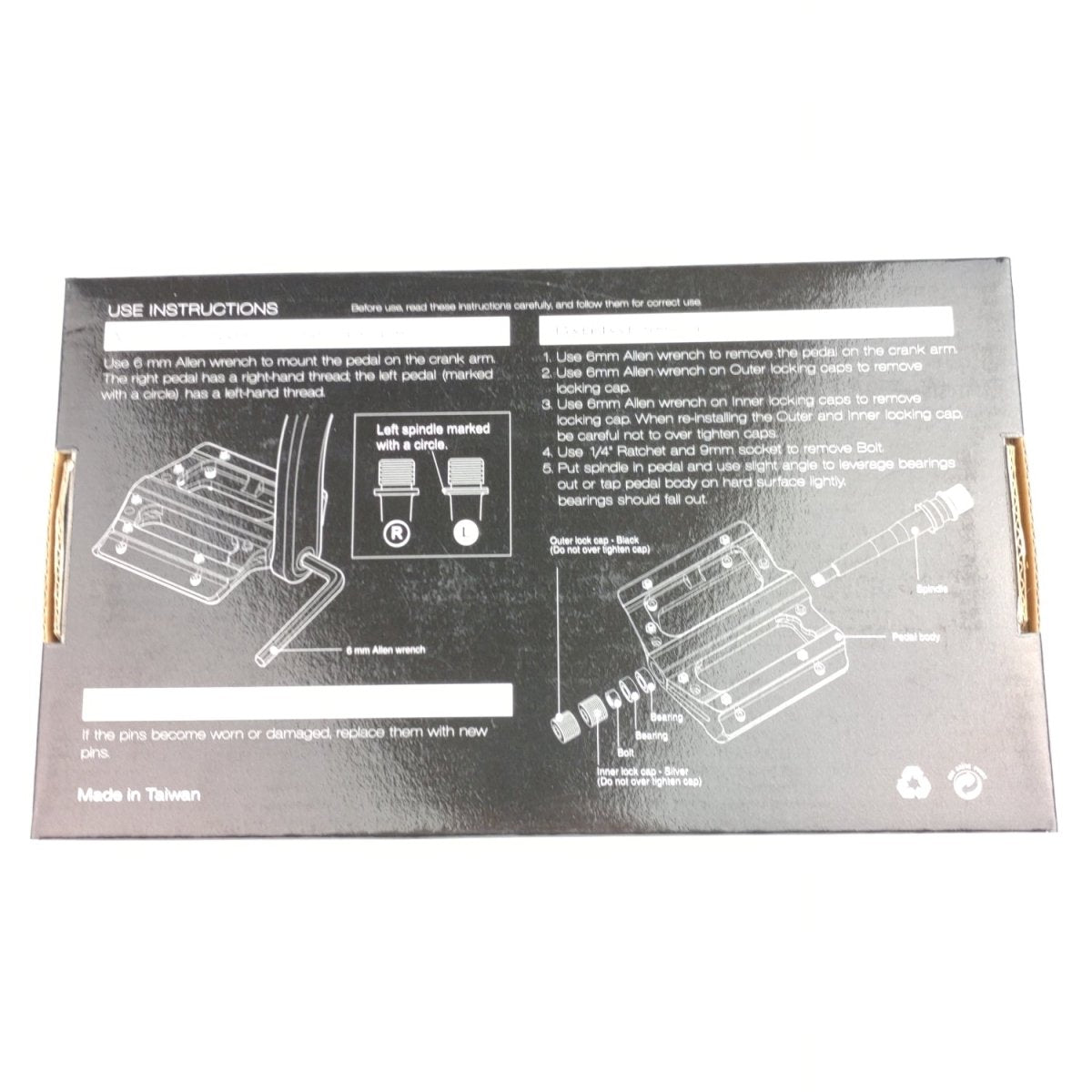 HT Nano - P PA01A Flat Pedal schwarz - RAAAD.de