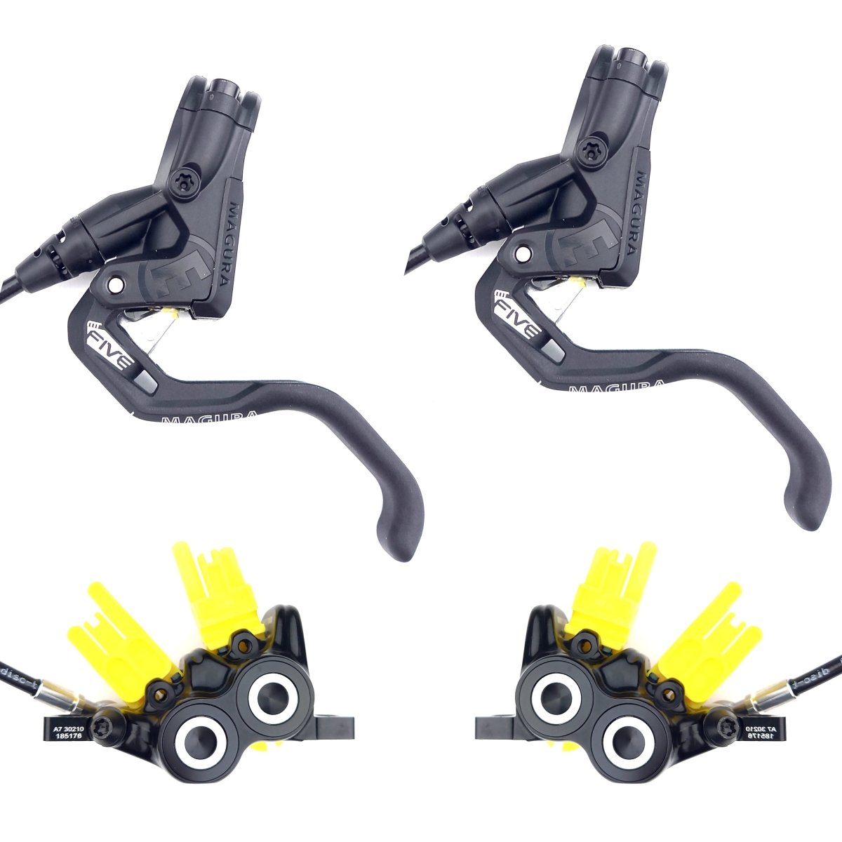 Magura MT5 Scheibenbremsen Set HC 1-Finger Bremshebel - RAAAD.de