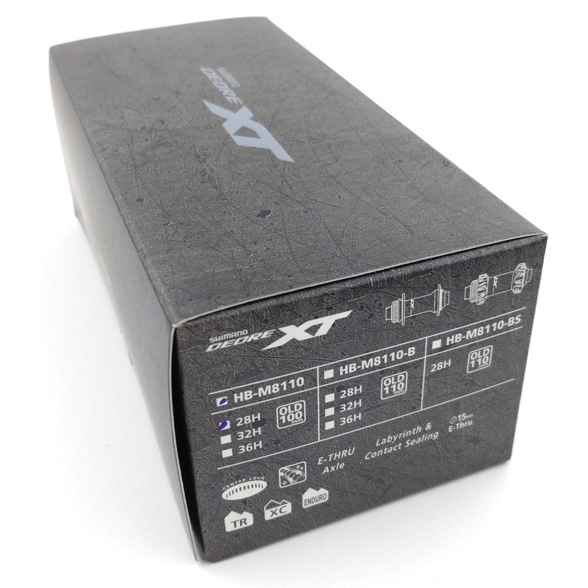 Shimano XT HB-M8110 Vorderrad Nabe Centerlock 28h 15x100 mm - RAAAD.de