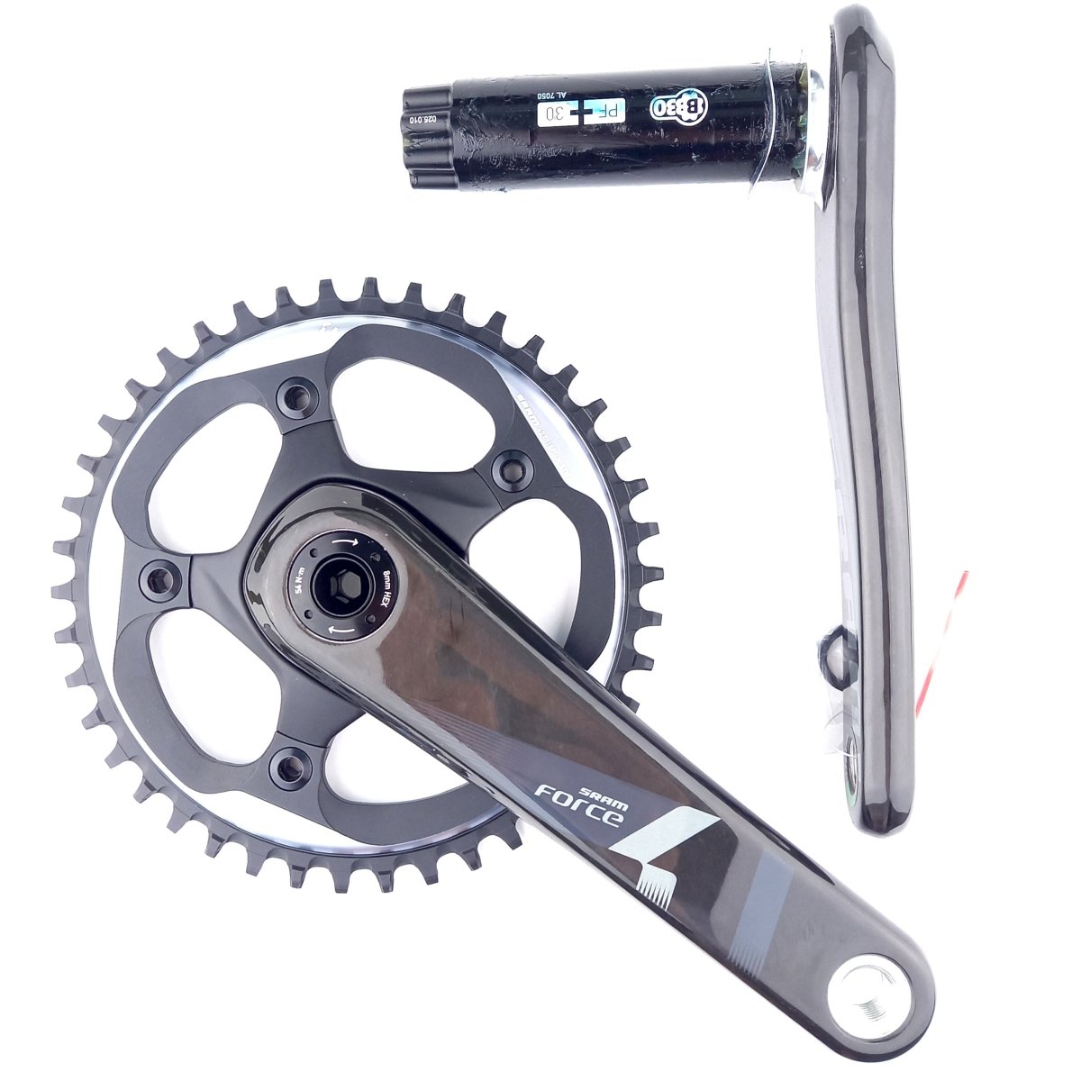 SRAM Force 1 Kurbel BB386 Carbon 172,5 mm 42T (1x11-fach) - RAAAD.de