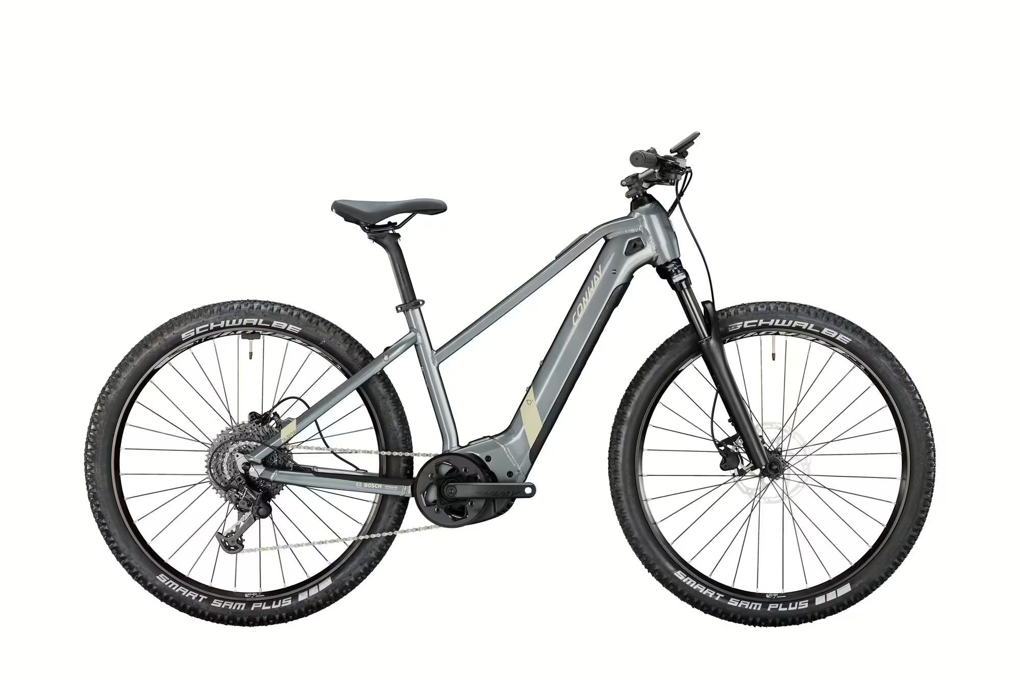 Conway Cairon S 2.0 Trapez 500Wh | E-MTB Hardtail 29" | Bosch CX | Grau | Größe L