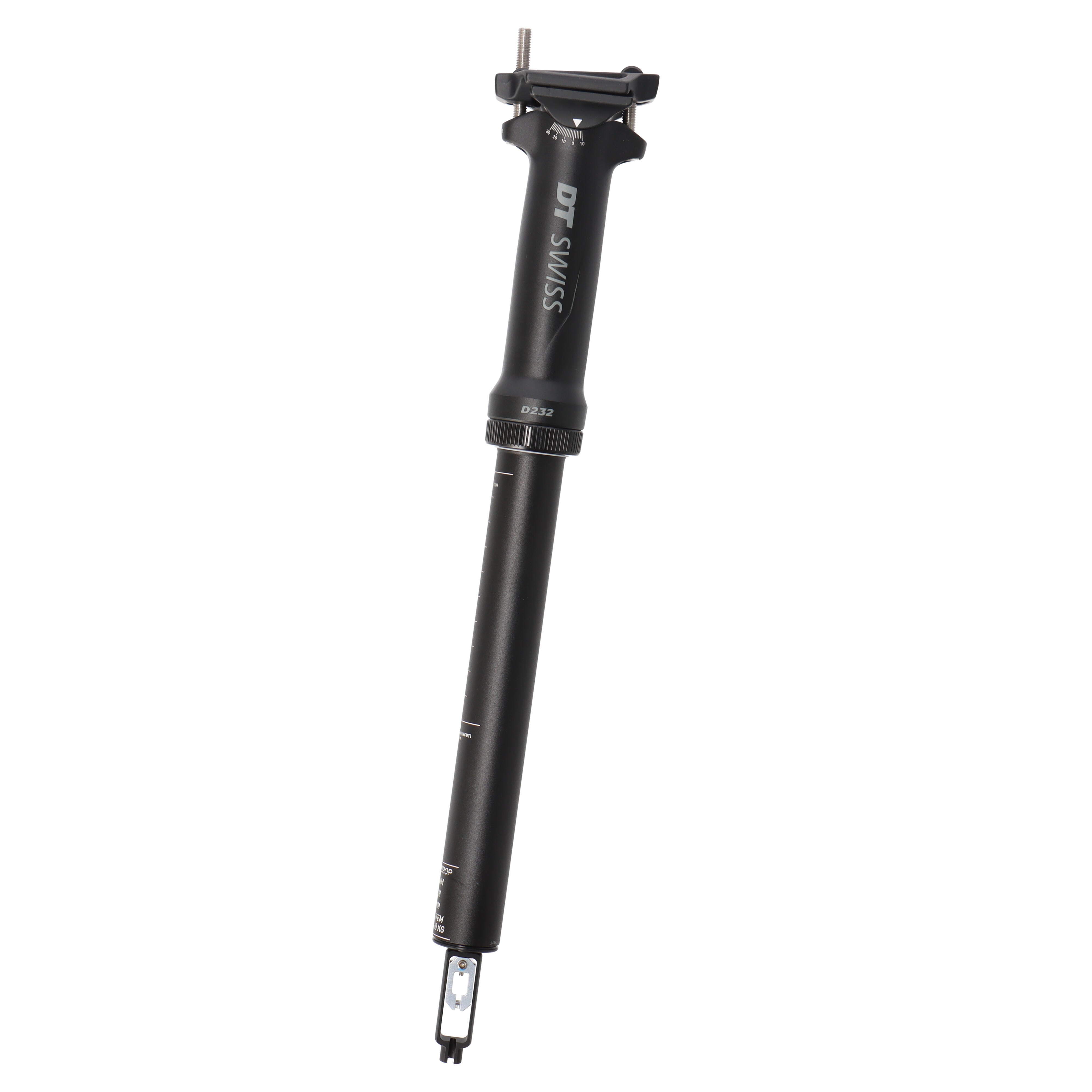 DT Swiss D 232 Teleskopsattelstütze | 30,9 mm Ø | 60 mm Hub | 400 mm | Cross Country