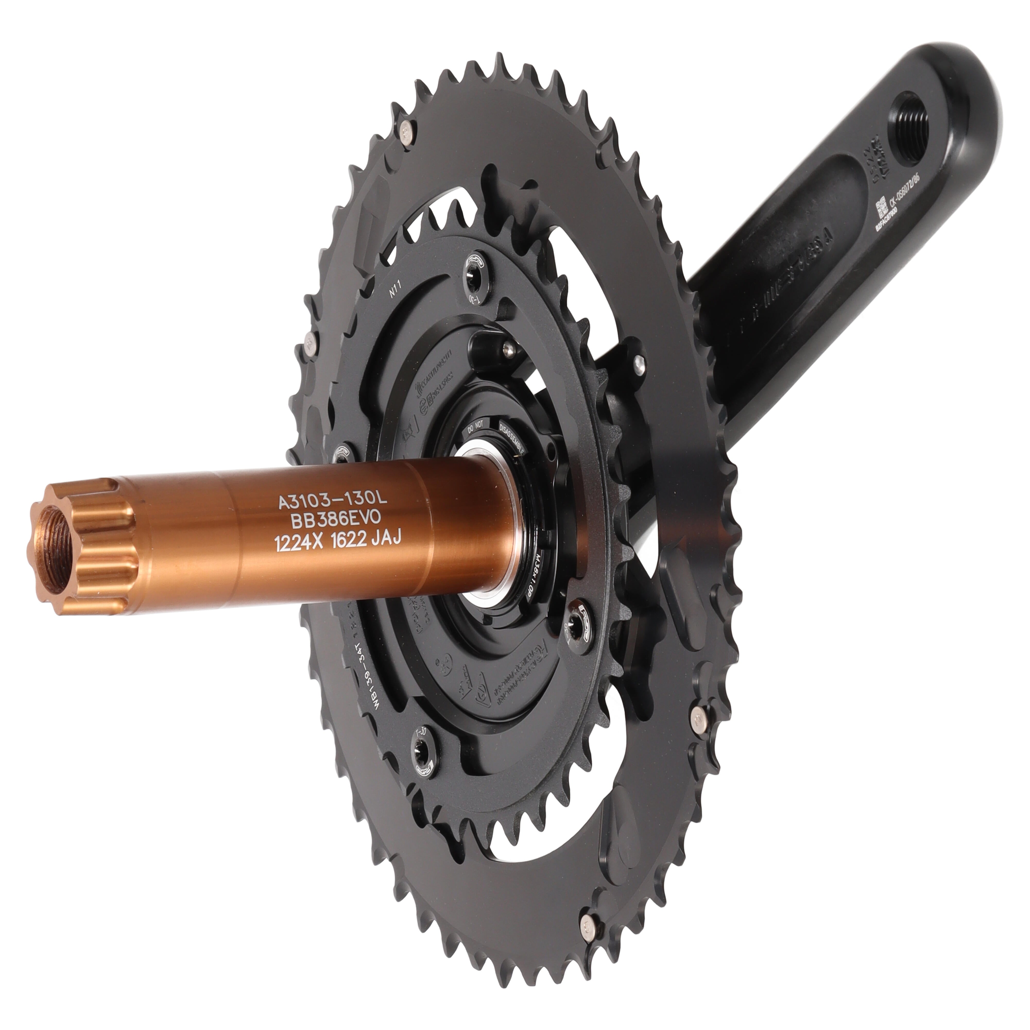 FSA PowerBox Powermeter Kurbel 172,5 mm | 50/34 Zähne | BB386EVO | 110 BCD | 11-fach