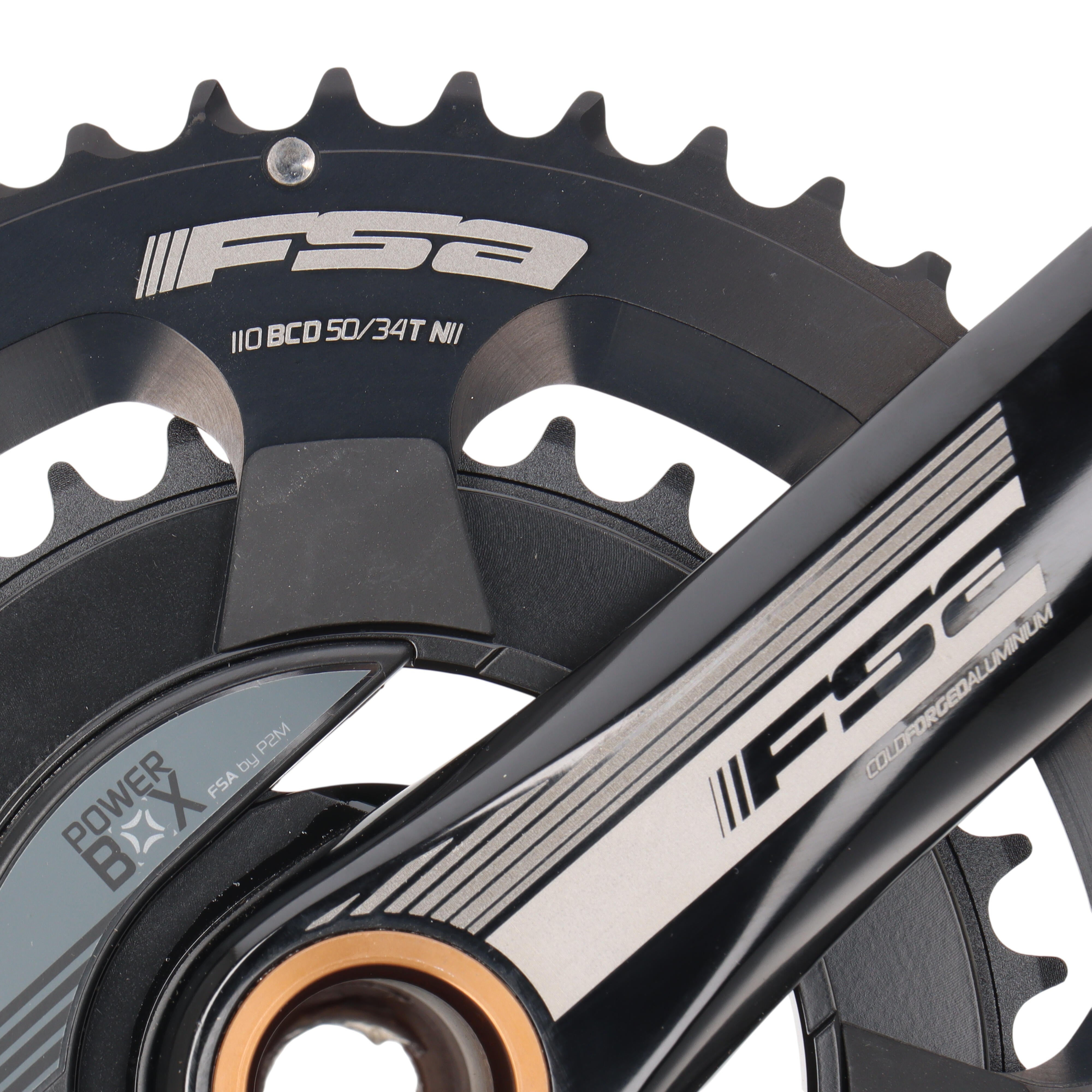 FSA PowerBox Powermeter Kurbel 172,5 mm | 50/34 Zähne | BB386EVO | 110 BCD | 11-fach