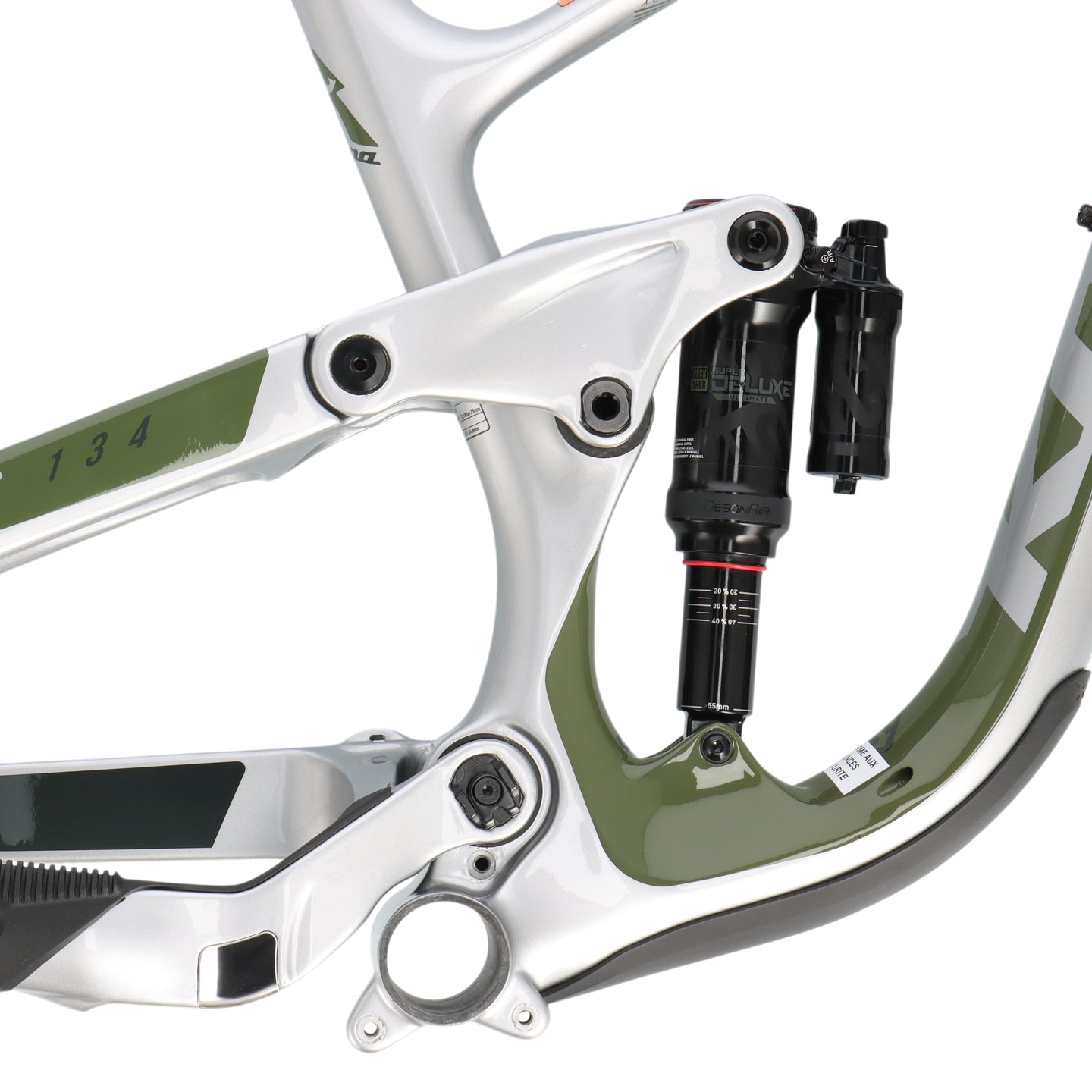 Kona Process 134 CR 29 Carbon Rahmen | RockShox Super Deluxe Ultimate Dämper | Größe S