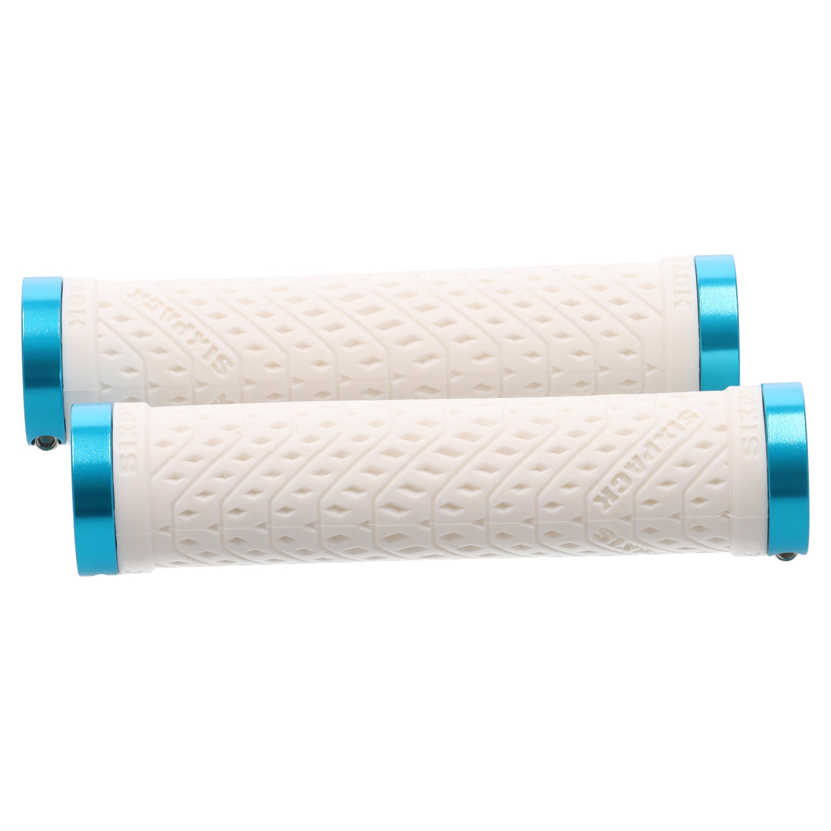 Sixpack K-Trix Lock-On Griffe | MTB | Weiß / Blau