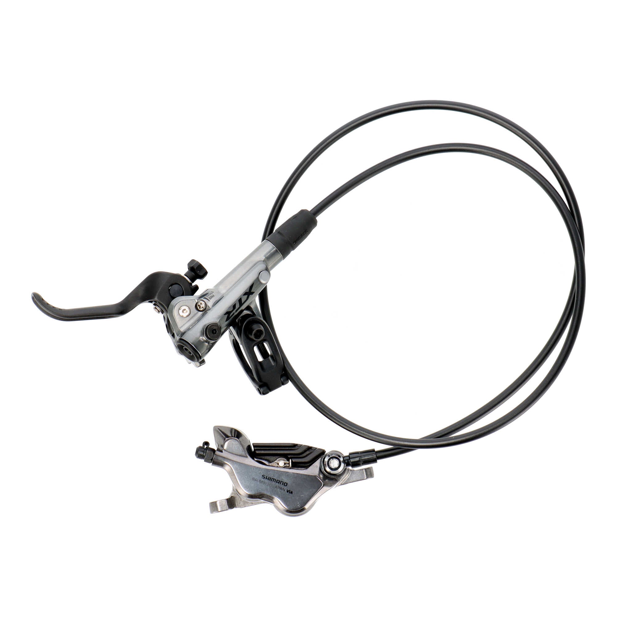 Frână pe disc Shimano XTR BL-M9120 / BR-M9120 | 4 pistoane | furtun de 900 mm | roată față | trail / enduro