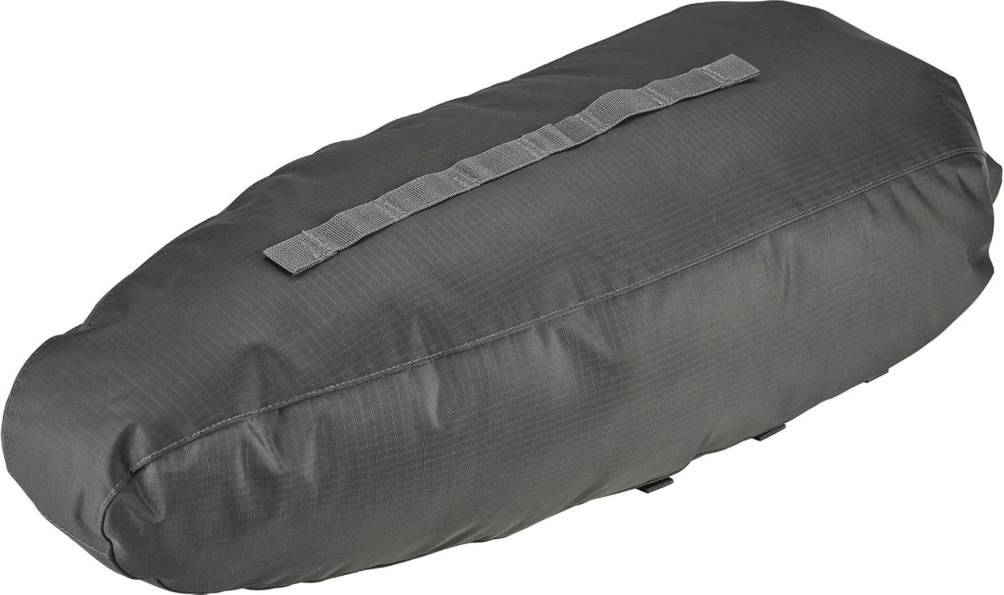 ACEPAC Saddle Drybag MKII Satteltasche 8 L | 17 x 45 cm | wasserdicht | Grau