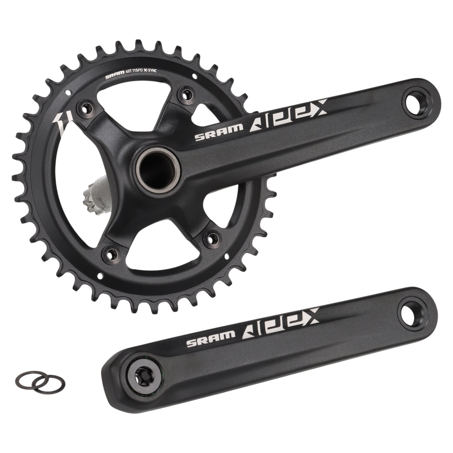 SRAM Apex 1 Kurbelgarnitur | 172,5 mm | 40 Zähne | GXP | 1x10-/11-fach | Rennrad, Gravel
