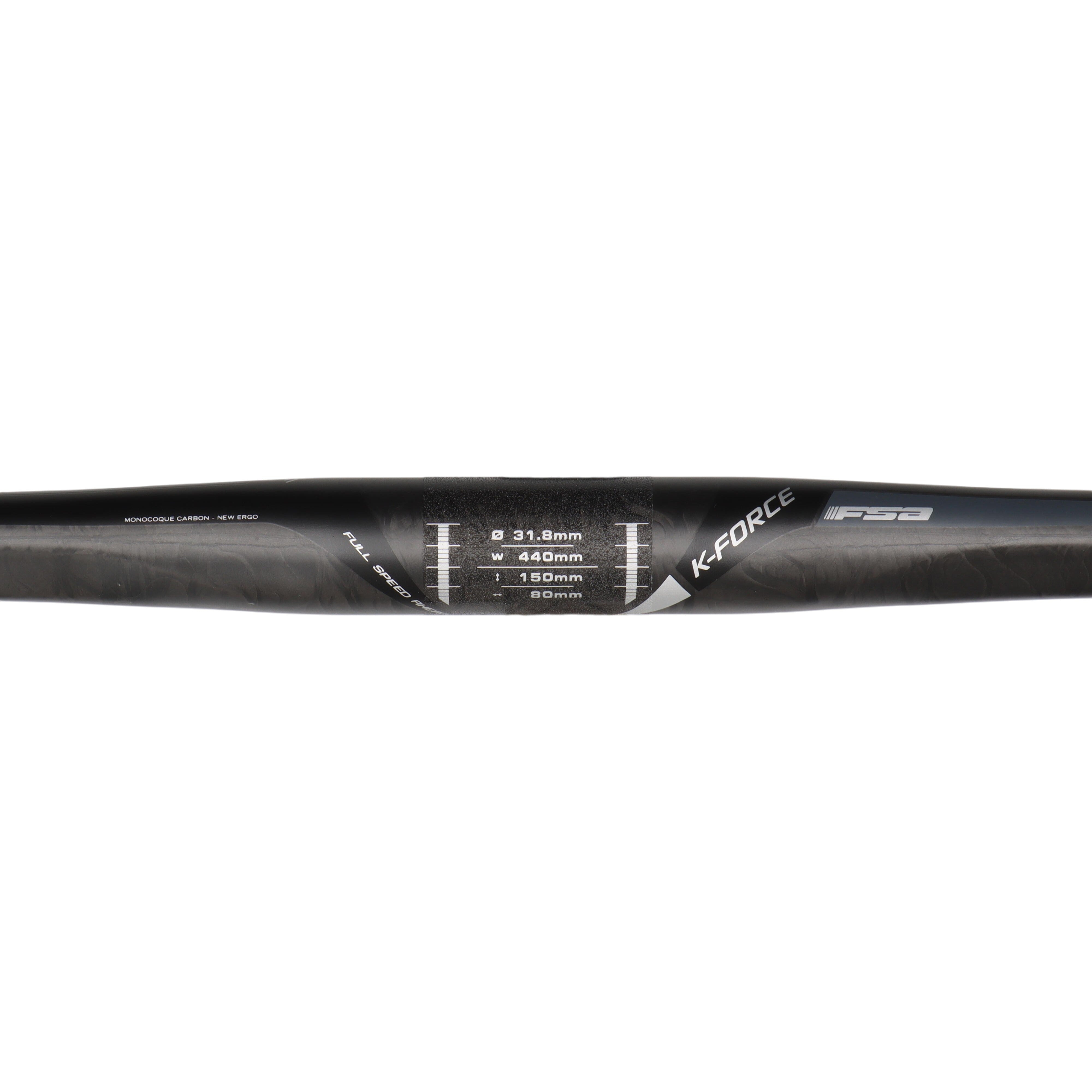 FSA K-Force Carbon Rennradlenker | 31,8 mm Klemmung | 440 mm Breite