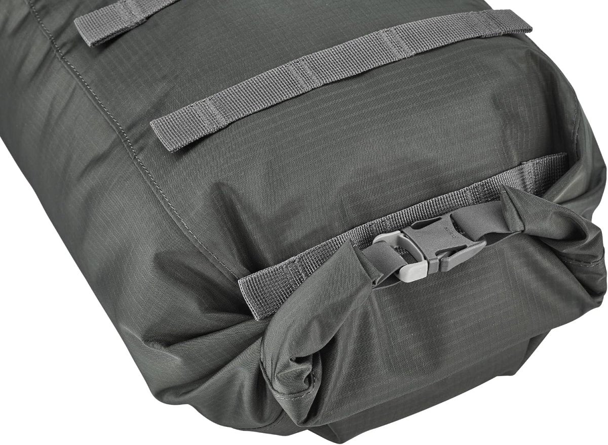 ACEPAC Saddle Drybag MKII Satteltasche 8 L | 17 x 45 cm | wasserdicht | Grau - RAAAD.de
