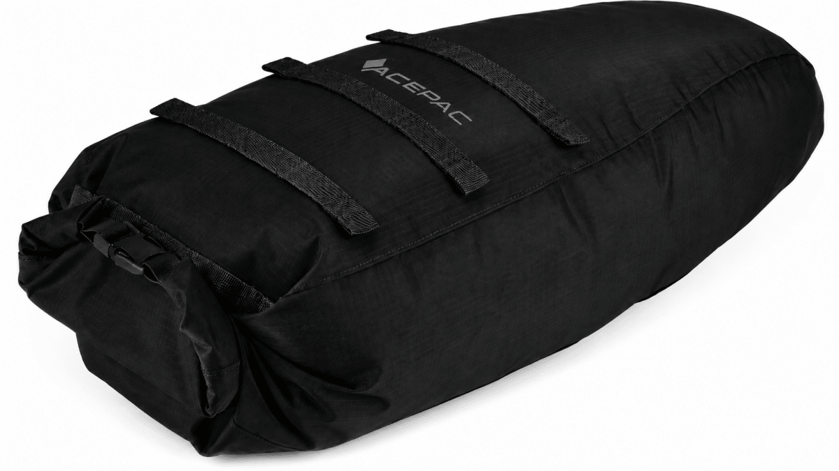 ACEPAC Saddle Drybag MKII Satteltasche 8 L | 17 x 45 cm | wasserdicht | Schwarz - RAAAD.de