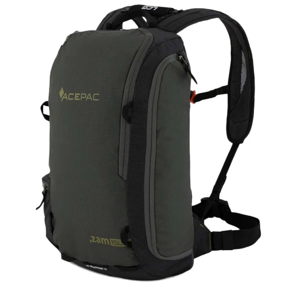 ACEPAC ZAM 15 EXP MKII Fahrradrucksack | 15 L | erweiterbar | Grau - RAAAD.de