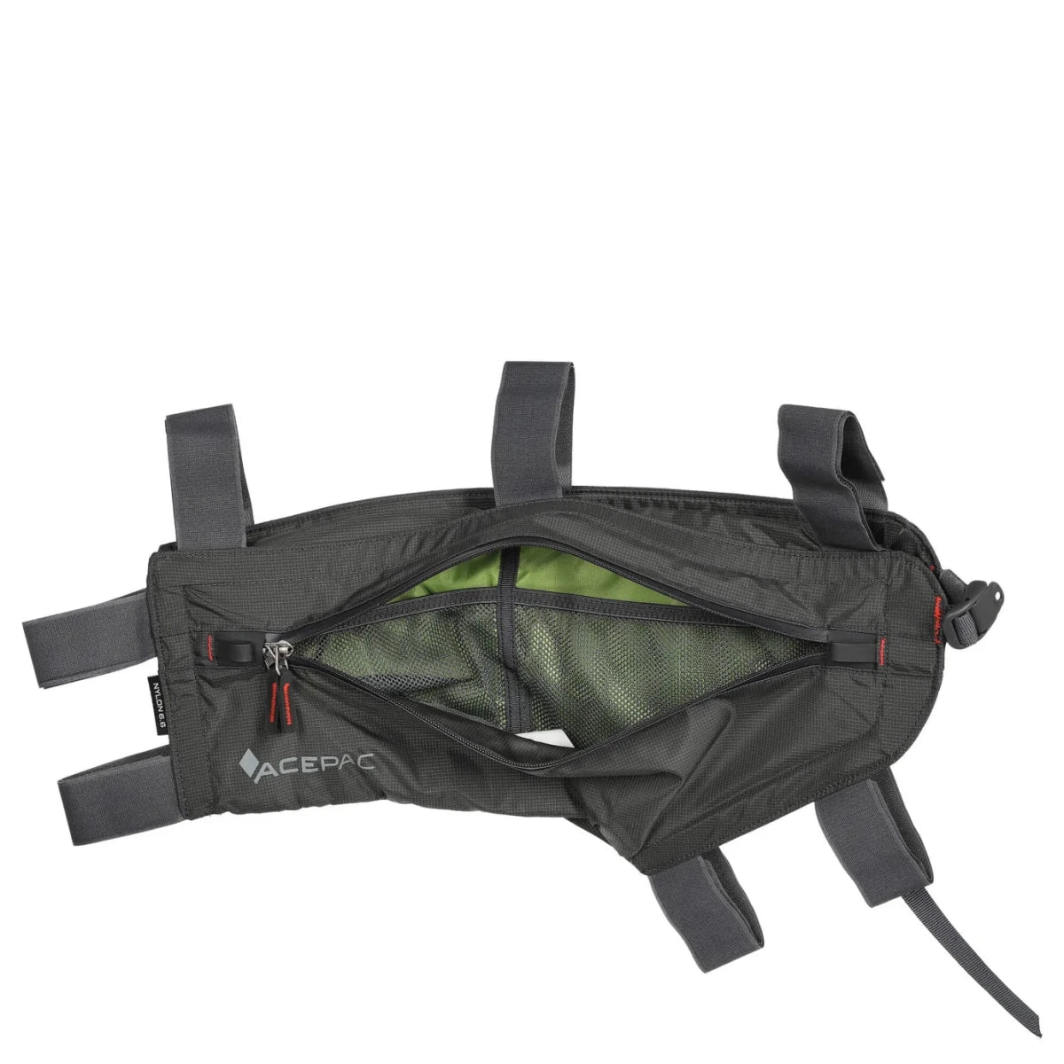 ACEPAC Zip Frame Bag M MKII Rahmentasche | 3,5 L | 40 x 6 x 14 cm | Grau - RAAAD.de