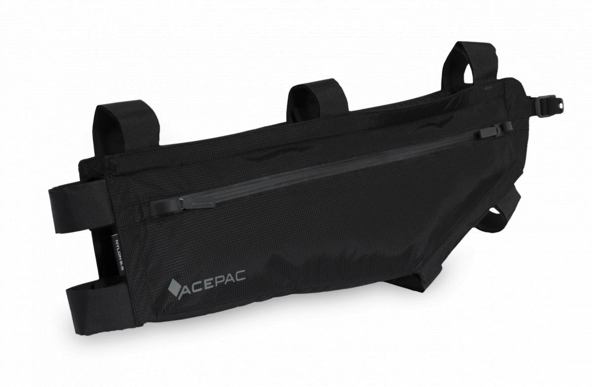 ACEPAC Zip Frame Bag M MKII Rahmentasche | 3,5 L | 40 x 6 x 14 cm | Schwarz - RAAAD.de