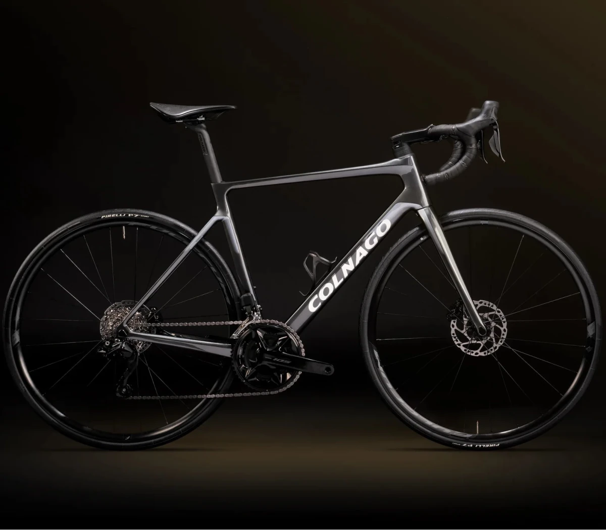 Colnago V4 Carbon Rennrad | Shimano 105 Di2 2x12-fach | Fulcrum Racing 600 | Grau - RAAAD.de