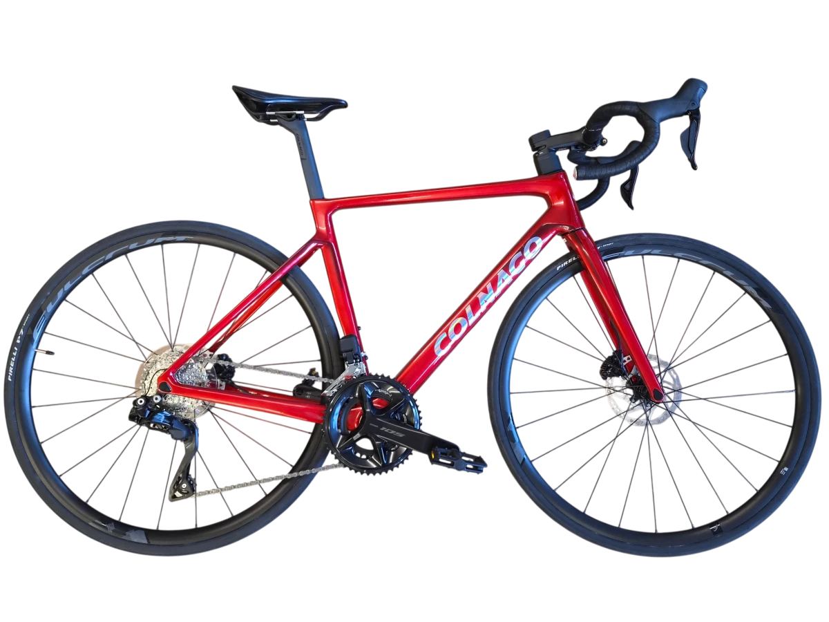 Colnago V4 Carbon Rennrad | Shimano 105 Di2 2x12-fach | Fulcrum Racing 600 | Rot - RAAAD.de