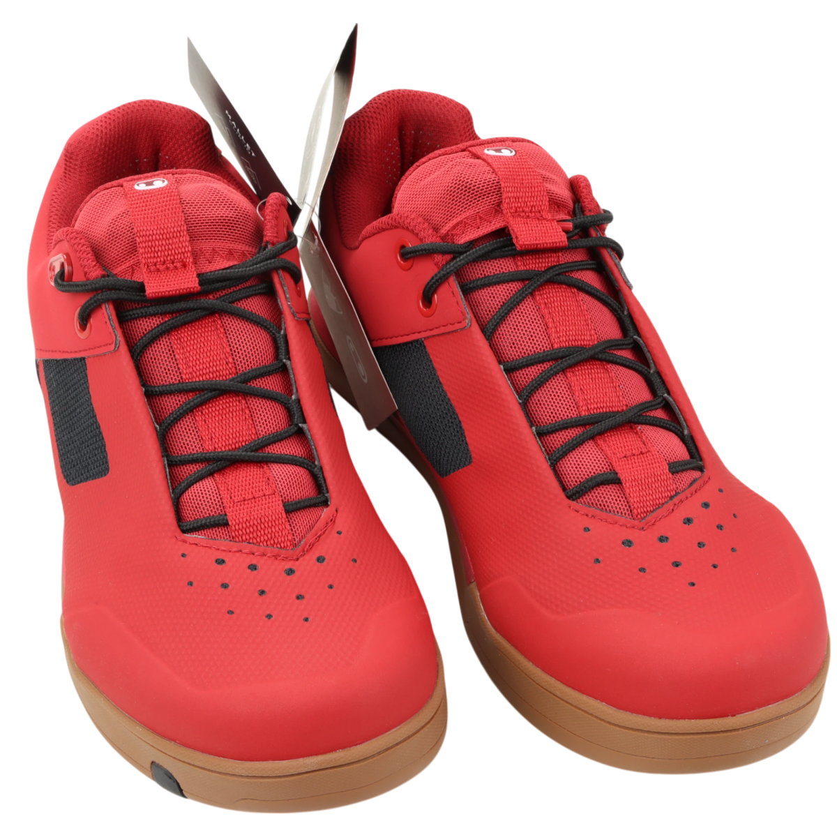 Crankbrothers Mallet Lace Fahrradschuhe Clip - In Rot/Schwarz Größe 38 - RAAAD.de