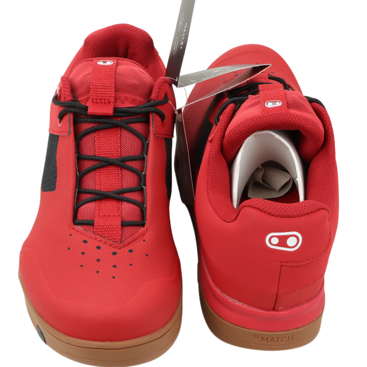 Crankbrothers Mallet Lace Fahrradschuhe Clip - In Rot/Schwarz Größe 38 - RAAAD.de