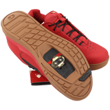 Crankbrothers Mallet Lace Fahrradschuhe Clip - In Rot/Schwarz Größe 46 - RAAAD.de