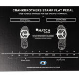 Crankbrothers Stamp Lace Fahrradschuhe Flatpedal Rot/Schwarz Größe 44 - RAAAD.de