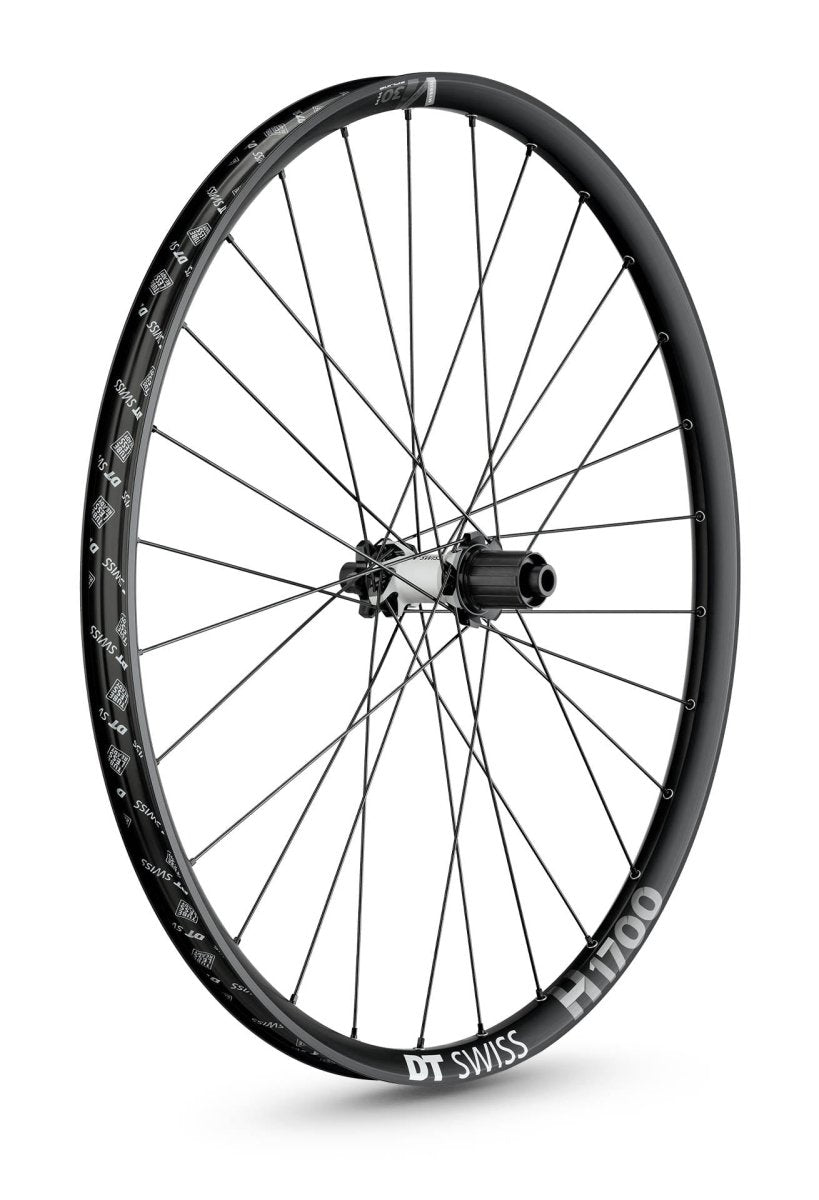 DT Swiss H 1700 SPLINE Hinterrad 27.5“ | 30 mm Maulweite | 12x148 mm Boost Steckachse | 6 - Loch | Shimano HG - RAAAD.de