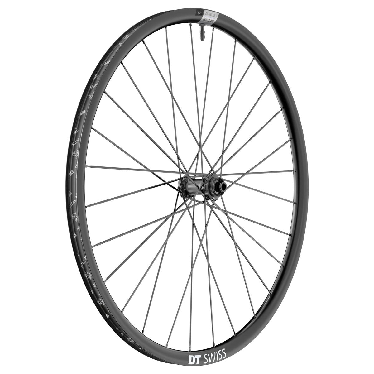 DT Swiss HG 1800 SPLINE Vorderrad 27.5“ | 24 mm Maulweite | 12x100 mm Steckachse | Centerlock - RAAAD.de