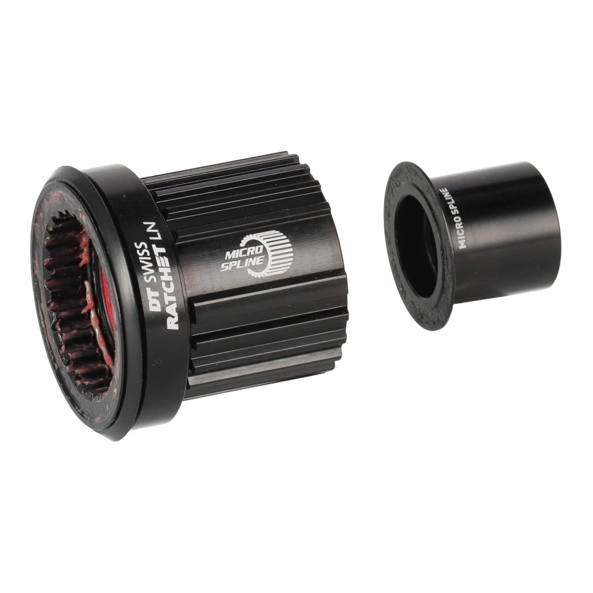 DT Swiss Ratchet LN Alu - Freilaufkörper und Endkappe | Shimano Micro Spline | 12 - fach (B - Ware) - RAAAD.de