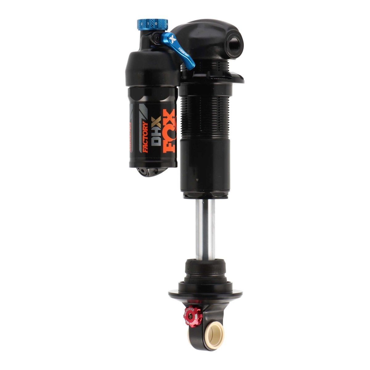 FOX DHX Factory Stahlfederdämpfer 185x55 mm | Trunnion | 2 - Pos Lockout | Modell 2022/23 (ohne Stahlfeder) - RAAAD.de