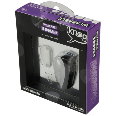 Knog Boomer Wearable Rücklicht High Power LED schwarz - RAAAD.de