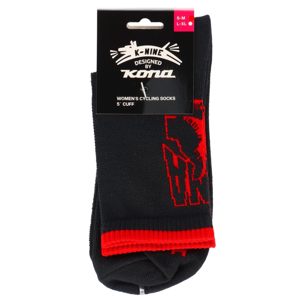 Kona Cycling Sock 5 Cuff | Socken Women | black | Größe S–M - RAAAD.de